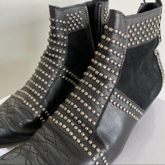Anine Bing Charlie boots black with antique silver 38 - Picture 4 of 5